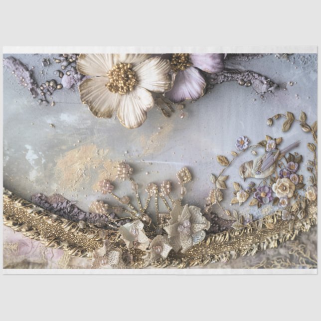 Papier Mousseline Fairy Tale Fantasia Shabby Chic & Floral (Recto)