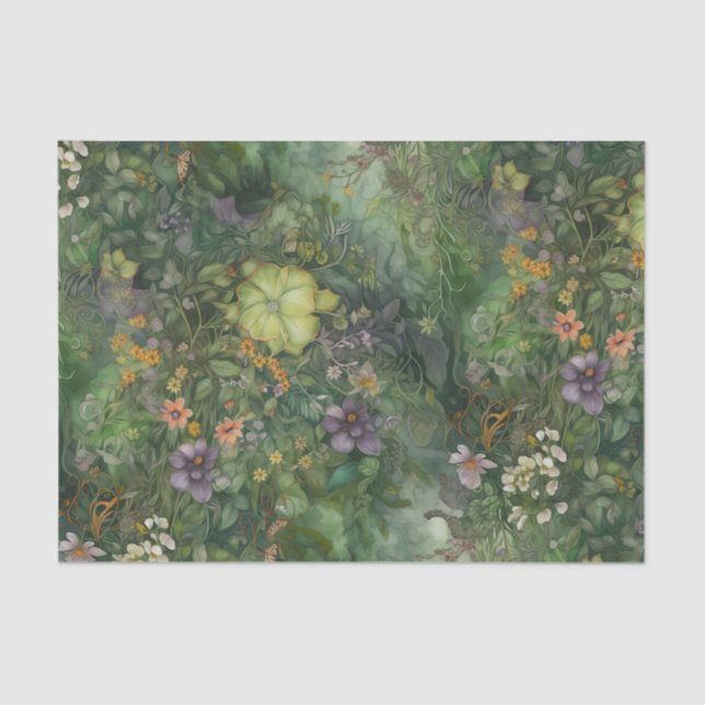 Papier Mousseline Fairytale florale (Recto)