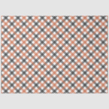 Fall Colors Gingham Tissue Paper