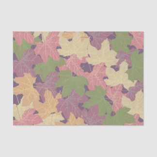 PAPIER MOUSSELINE FALLEN MAPLE FEUILLES HEUREUX AUTOMNE