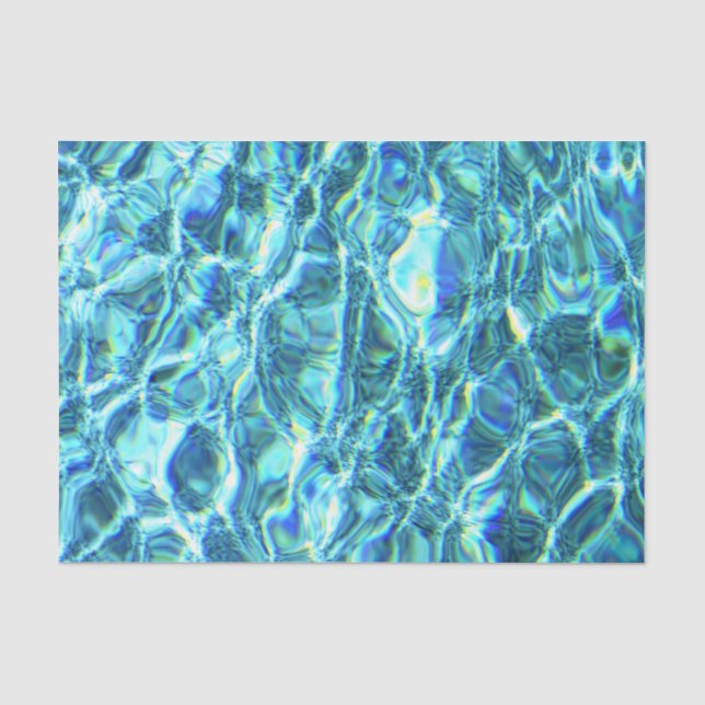 Papier Mousseline Falln miroitant l'eau (Recto)
