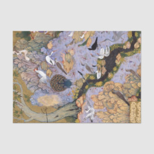 Papier Mousseline Farid al-Din 'Attar The Concourse of Birds