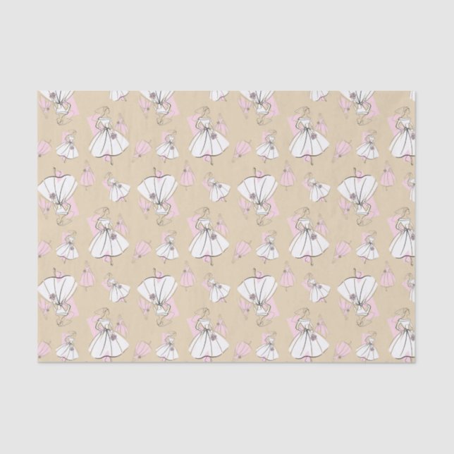 Papier Mousseline Fashion Bride Neutral Group papier multitissu (Recto)