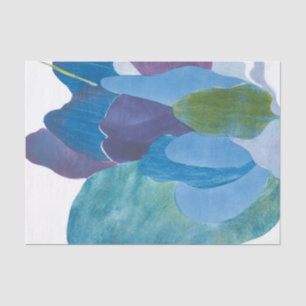 Papier Mousseline Faux Indigo I