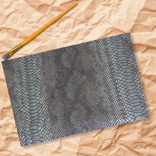 Papier Mousseline Faux Python Snakeskin détaillé