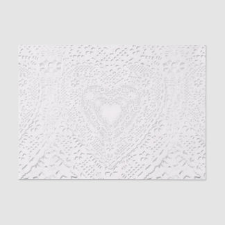 Papier Mousseline Faux White Lace Fabric Arrière - plan