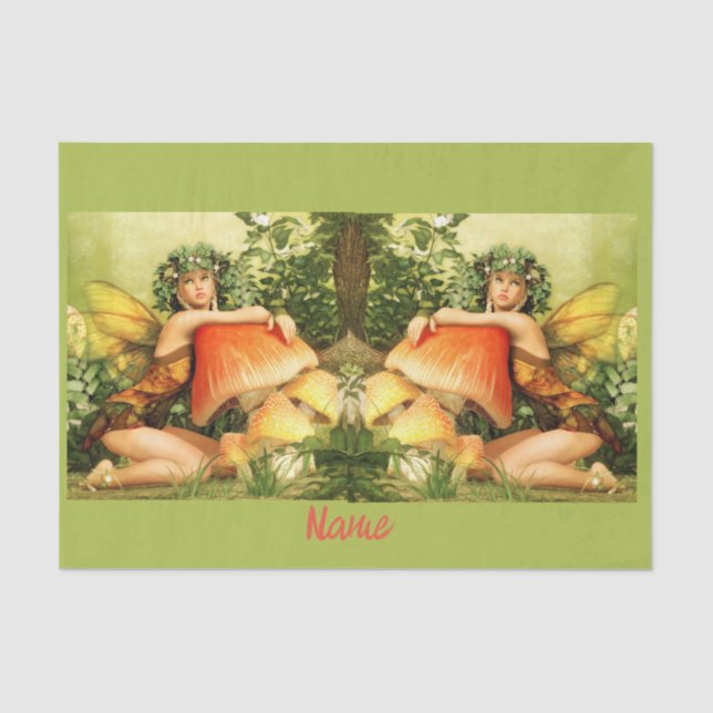 Papier Mousseline Fée des champignons Thunder_Cove (Recto)