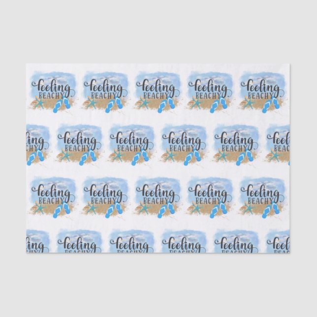 Papier Mousseline Feeling beachy (Recto)