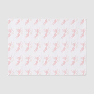 Papier Mousseline Fées roses