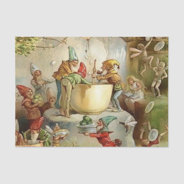 Papier Mousseline "Fées victoriennes" de E S Hardy (Recto)