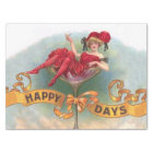 Femme victorienne Champagne Rouge Happy