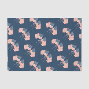 Papier Mousseline Ferme moderne Vintage Russe Américain Drapeau