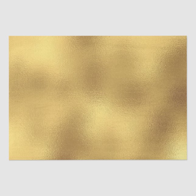 Papier Mousseline Festif Elegant Gold Noël (Recto)