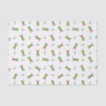 Festif Vert Et Or Kasky Reindeer de Noël