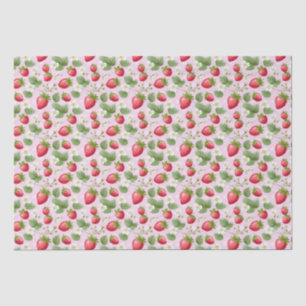 Papier Mousseline Fête d'anniversaire Bébé Rose Rouge Fraise