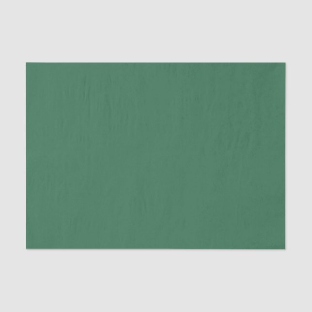 Papier Mousseline Fête d'anniversaire moderne Emerald Green Plain Co (Recto)