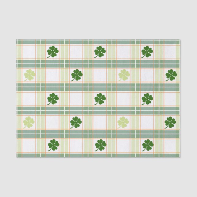 Papier Mousseline Fête de la Saint-Patrick à l'effigie (Recto)