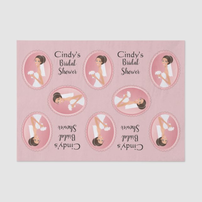 Papier Mousseline Fête de mariage (Recto)