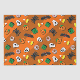 Papier Mousseline Fête des Candies Éffrayantes d'Halloween