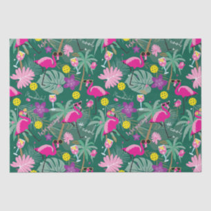 Papier Mousseline 🤩 Fête tropicale au pickleball,