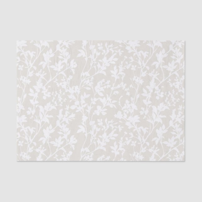 Papier Mousseline Feuillage frais (Chiffon) (Recto)