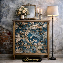 Feuille d'Acanthus Élégante Thé/Baroque Taupe Déco