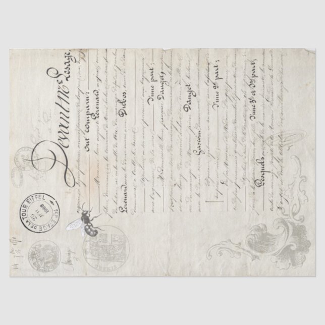 Papier Mousseline Feuille de compagnon de pissenlit (Recto)