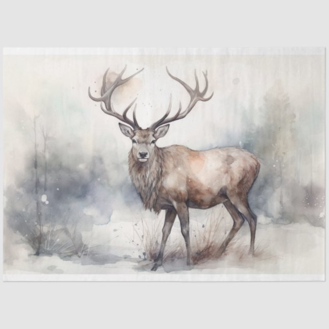 Papier Mousseline Feuille de découpage de neige 1 (Recto)