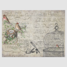 Feuille de Decoupage d'éphémères d'oiseau