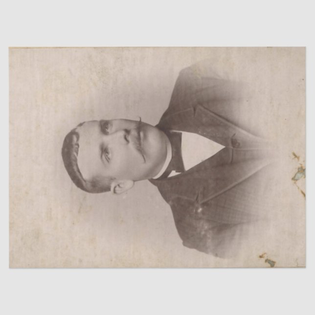 Papier Mousseline Feuille d'élément de journal d'ordure d'homme de (Recto)