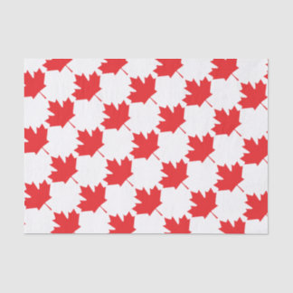 Papier Mousseline Feuille d'érable canadienne