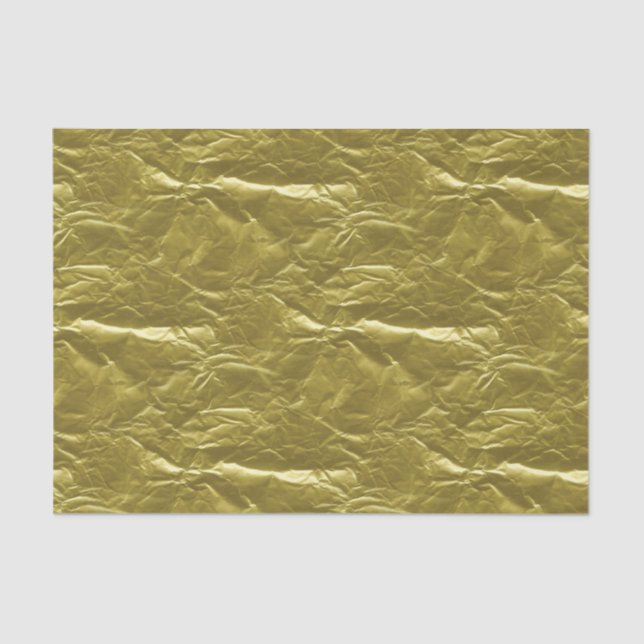 Papier Mousseline Feuille d'or (Recto)