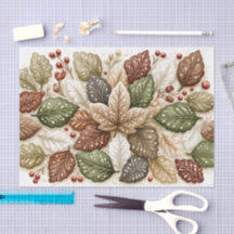 Feuilles d'art folklorique