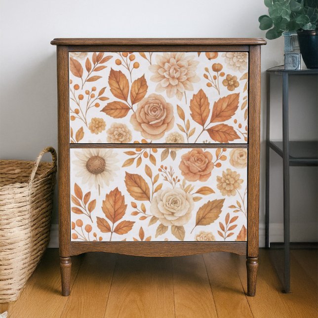 Papier Mousseline Feuilles D'Automne Doré Papier Tissu Découpage (Créateur téléchargé)