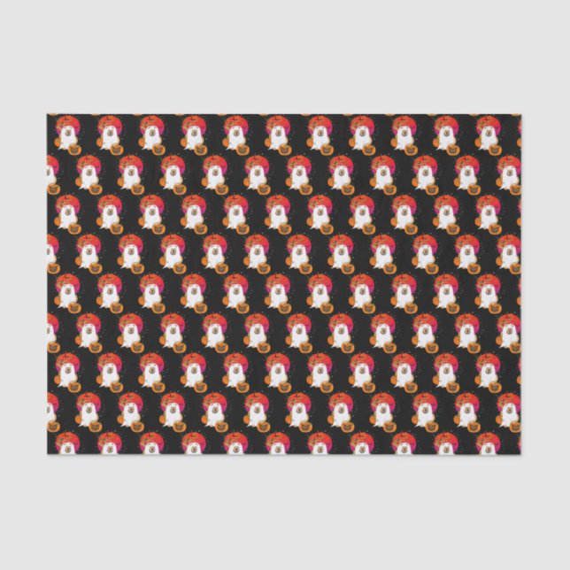 Papier Mousseline Feuilles papier BOO-DOG éffrayantes (Recto)