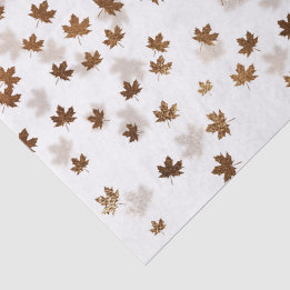 Papier Mousseline Feuilles tombantes Automnal