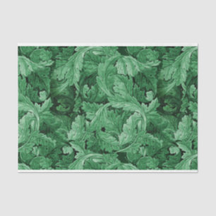 Papier Mousseline Feuilles verts (par William Morris)