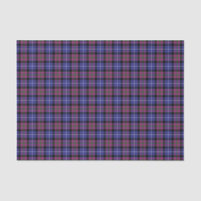 Papier Mousseline Fierté de tartan de mode de l'Ecosse (Recto)