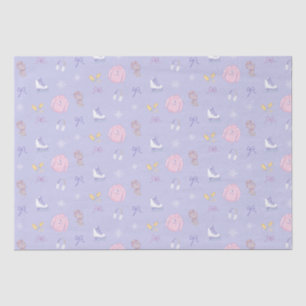 Papier Mousseline Figure Patinage Patinage glace hiver violet