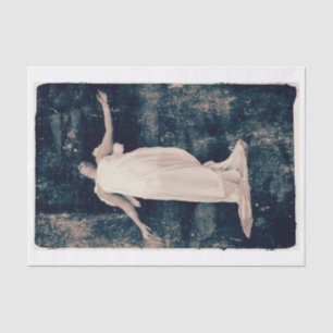Papier Mousseline Fille ange vintage texture grunge style ancien
