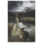 Fille avec papier de tissu de découpage d'oie