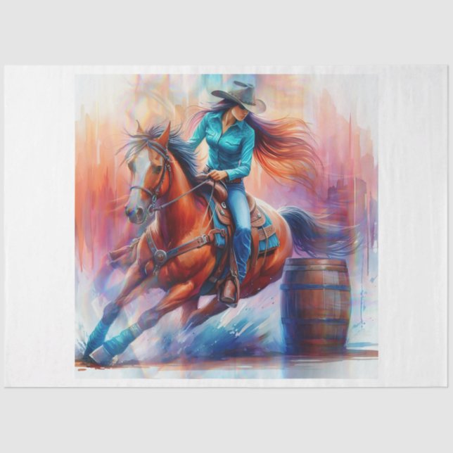 Papier Mousseline Fille barillet (Recto)