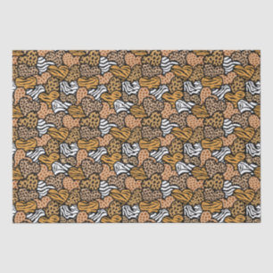 Papier Mousseline Fille Beige Joueuse Coeurs Posters de animaux Nom