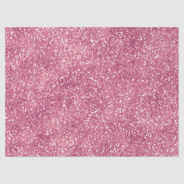 Papier Mousseline Fille Parties scintillant rose étincelle Glitz    (Recto)