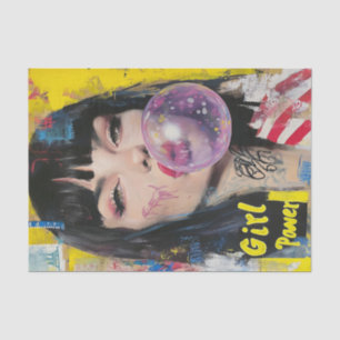 Papier Mousseline Fille Power1