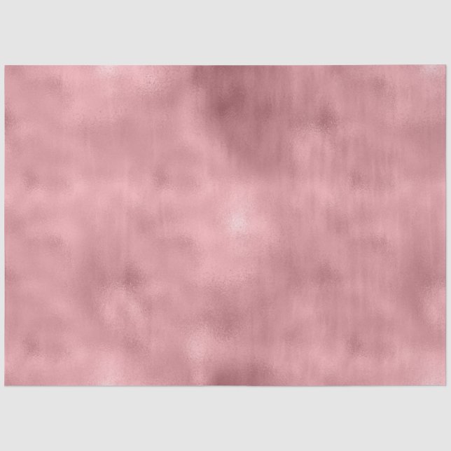 Papier Mousseline Fille rose Glam (Recto)