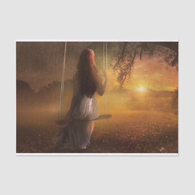 Papier Mousseline Fille sur la page de découpage de voilure (Recto)