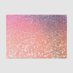 Papier Mousseline Fille Trend Rose Gold Blush Parties scintillant