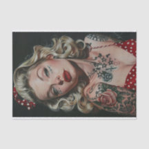 Fille vintage vers le haut 17