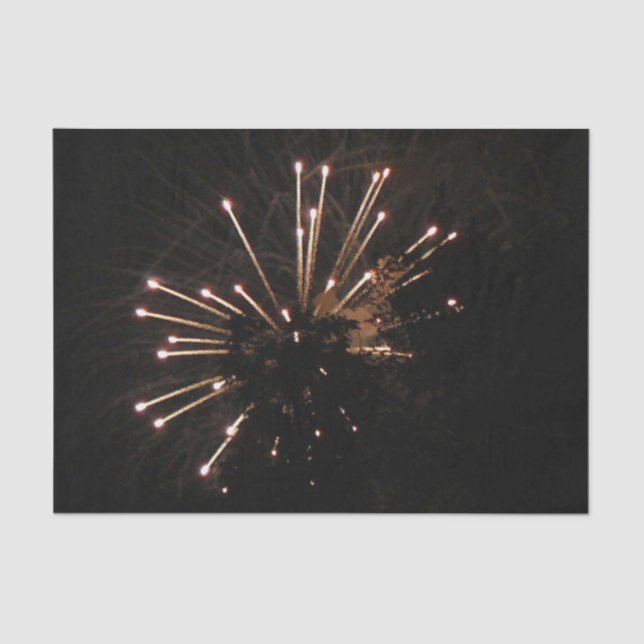 Papier Mousseline Fireworks 5 papier tissu (Recto)